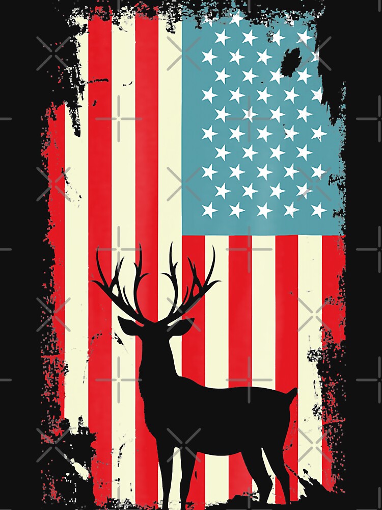 American Deer Hunter Patriotic by SuzyTanner