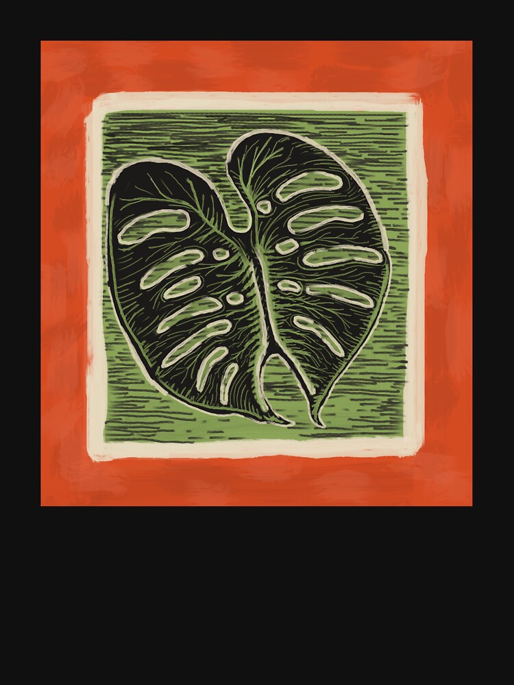 Monstera leaf by dialon25