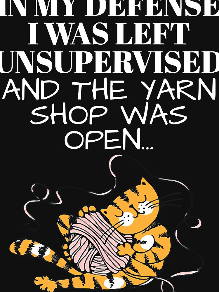 Left Unsupervised and Yarn Shop Open Knitting by Khamyah67