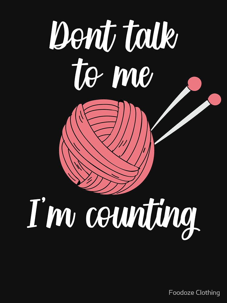 Funny Knitting crochet by Foodoze Clothing