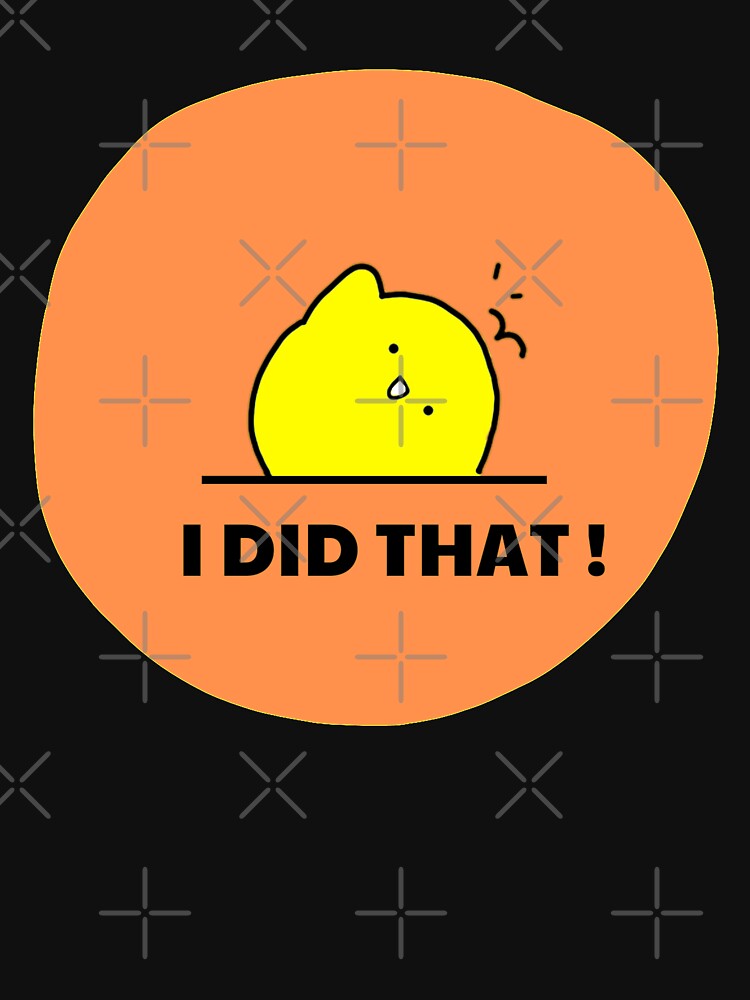 Funny Cartoon Duck - "I Did That" by freeArt10