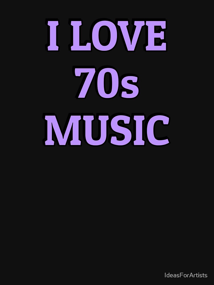 I love 70s music purple retro nostalgia by Inspirationmotivation
