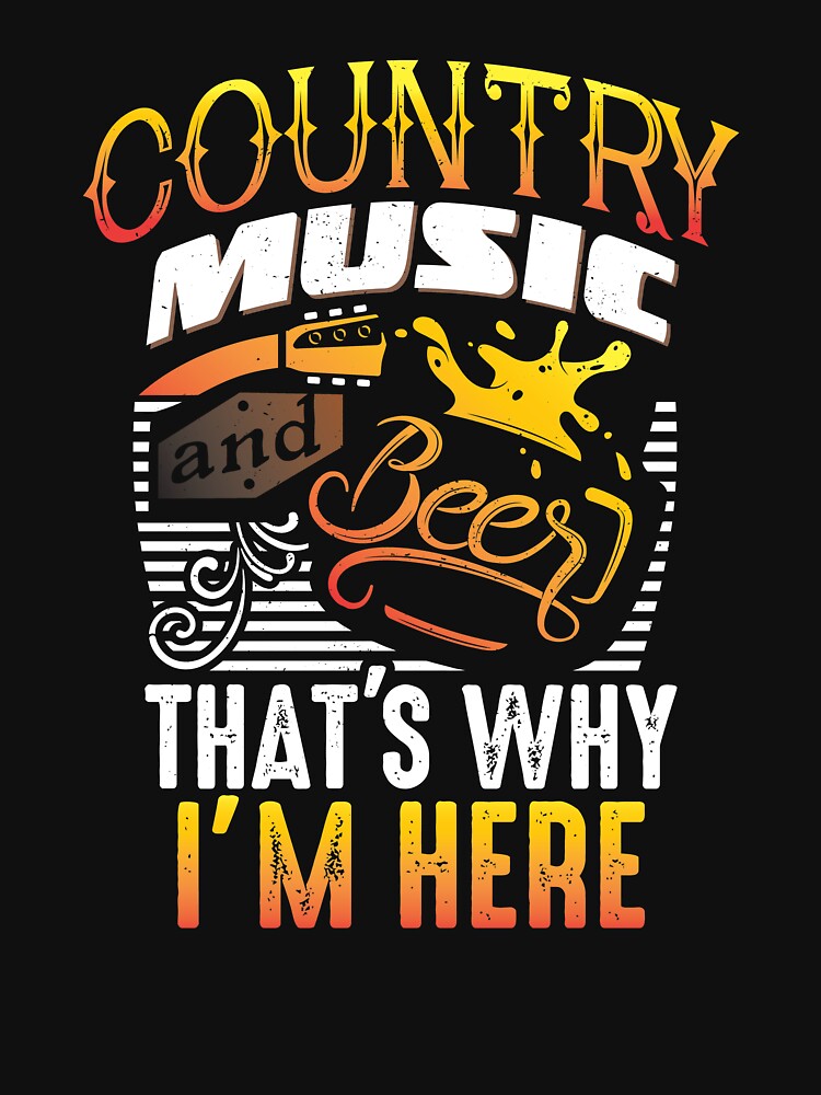 Love Country Music and Beer Gift Design Idea product by Lisbob