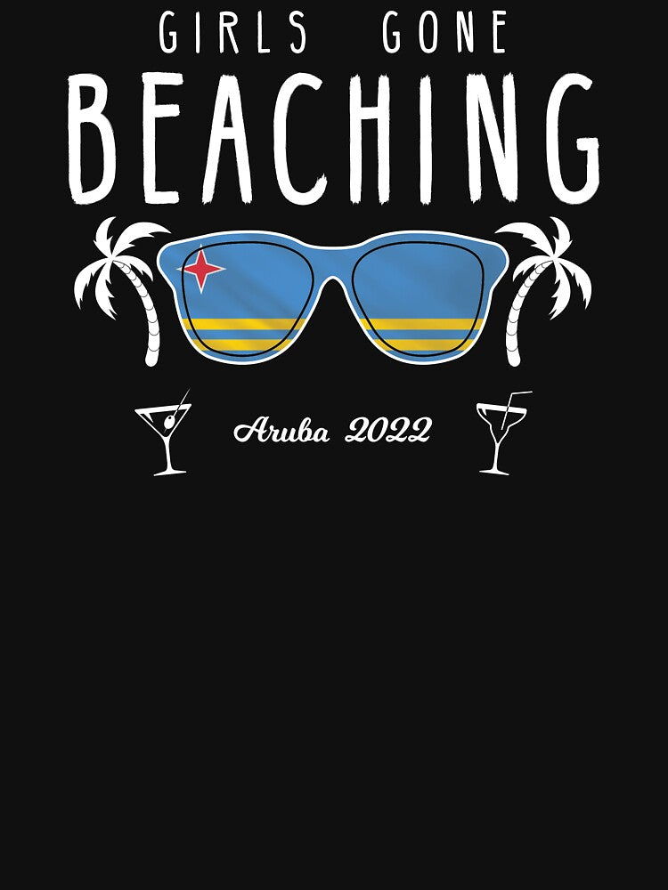 Girls Gone Beaching Bachelorette Girls Trip Aruba 2022 graphic by jakehughes2015