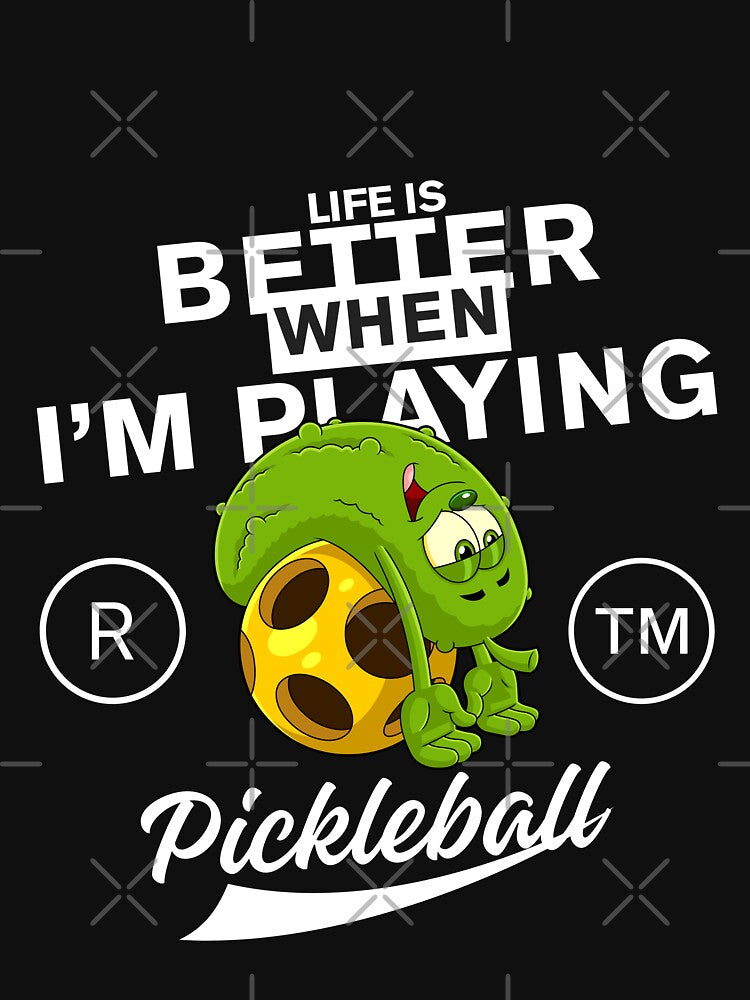 Happy pickleball player by Peerless-Prime