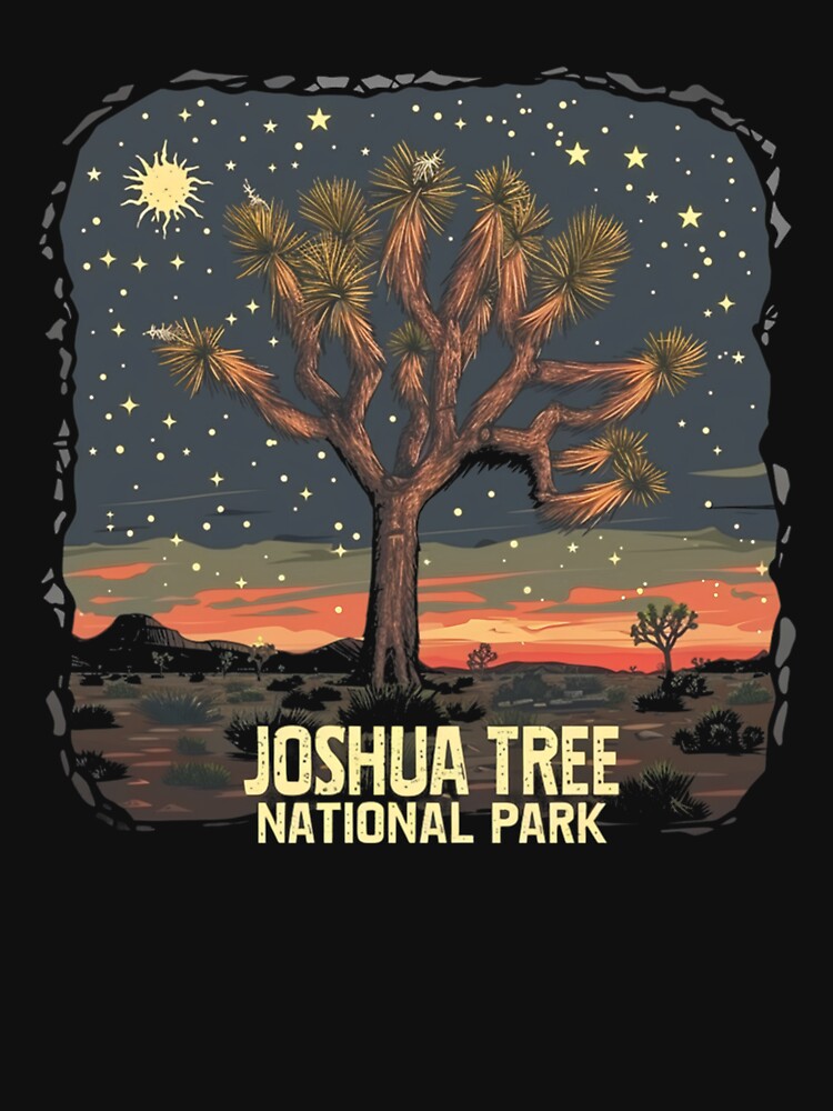 Joshua Tree US National Park Vintage Retro by vetonisodap