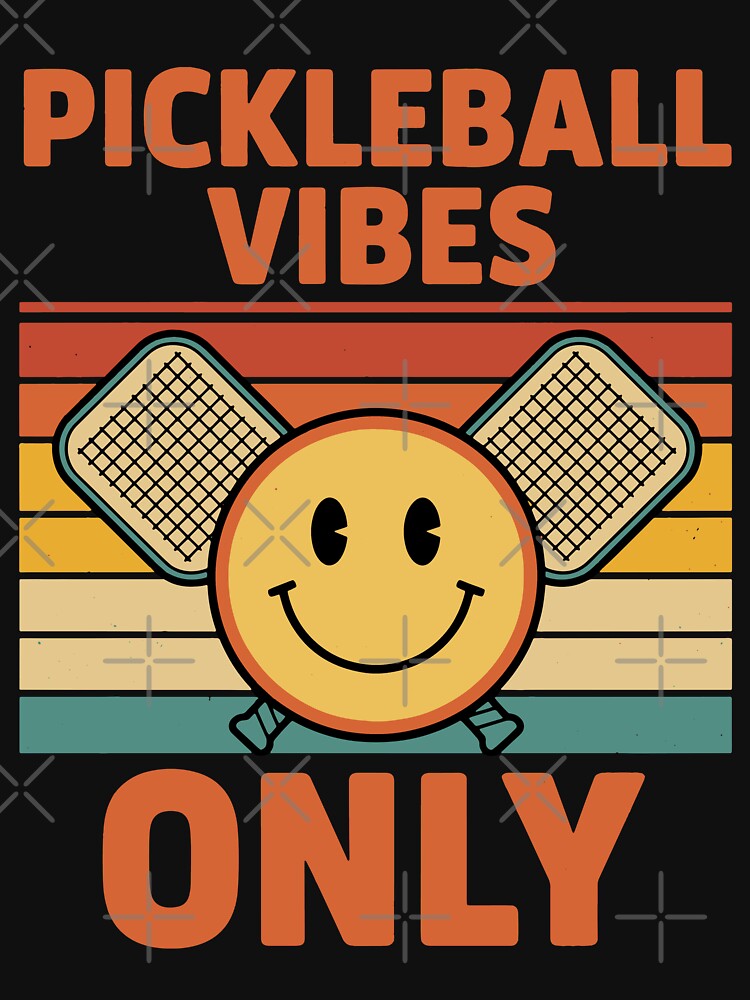 Pickleball Vibes Only Funny Player Love Pickleball by LuminOrb