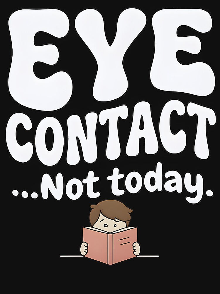 Funny No Eye Contact Introvert by ucedamarcelo