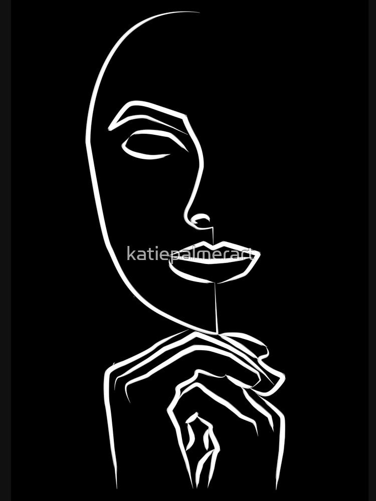 Curious Line Art by katiepalmerart