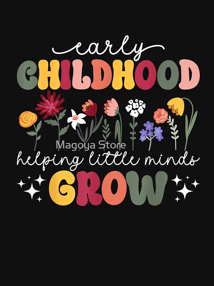 Groovy Early Childhood Teacher Early Childhood Education T-Shirt by Magoya Store ⭐⭐⭐⭐⭐