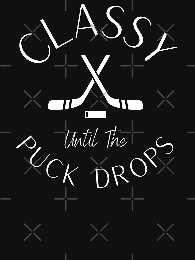 Hockey Mom Shirt - Classy Until The Puck Drops Shirt - Hockey Shirt - Sports Mom - Dont Puck With Me Im a Hockey Mom - Hockey Mom Tee - Gift by SunRiseShop _21