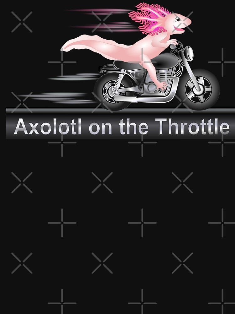Axolotl On The Throttle by Adamo-illustration