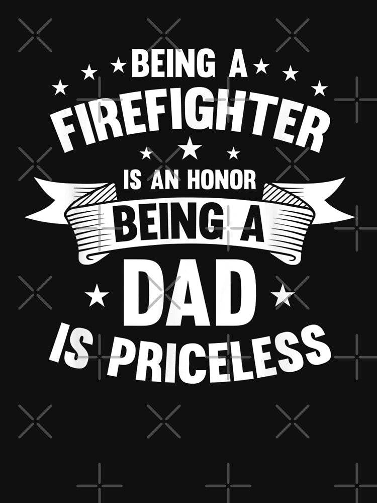 Firefighter Dad Fireman Papa Saying Cool Fathers Day by Isidroward