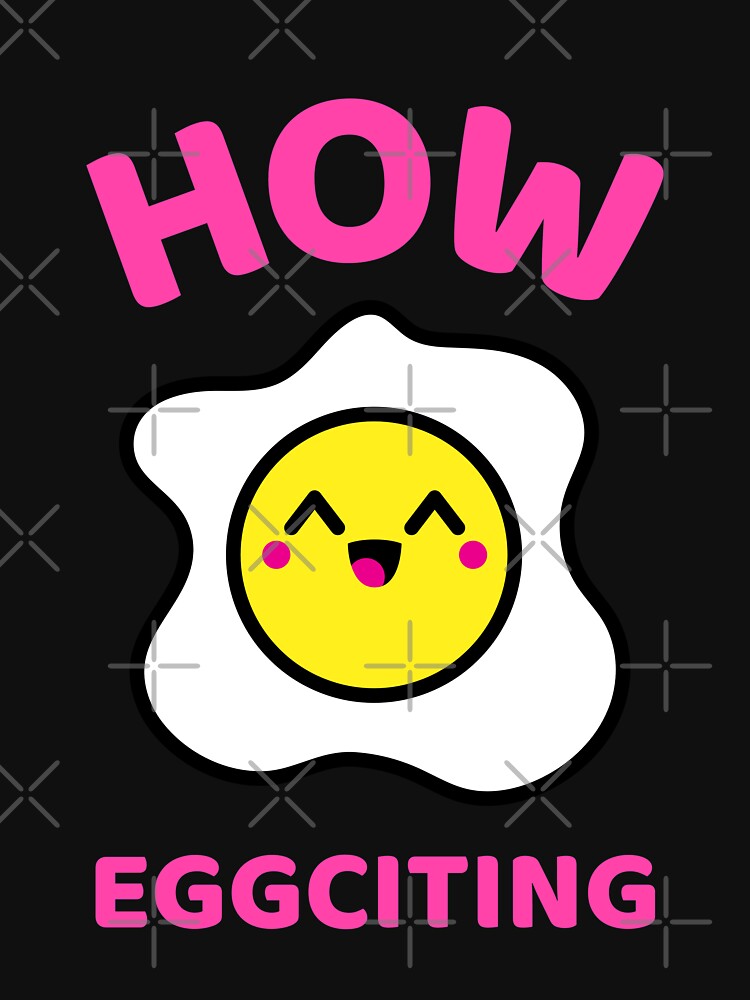 Kawaii food eggciting pun by plzLOOK
