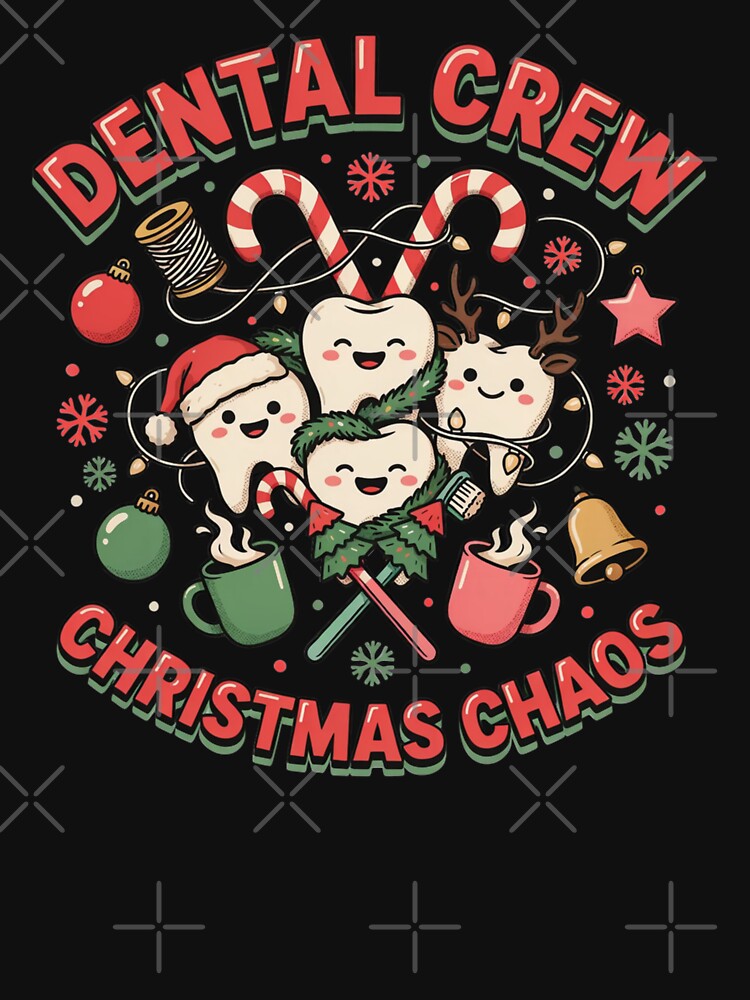 Dental Crew Christmas Chaos Funny Holiday  Team by Nzgiftsandmore