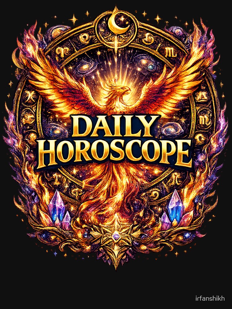 Daily Horoscope Phoenix Zodiac Astrology Cosmic Design by irfanshikh