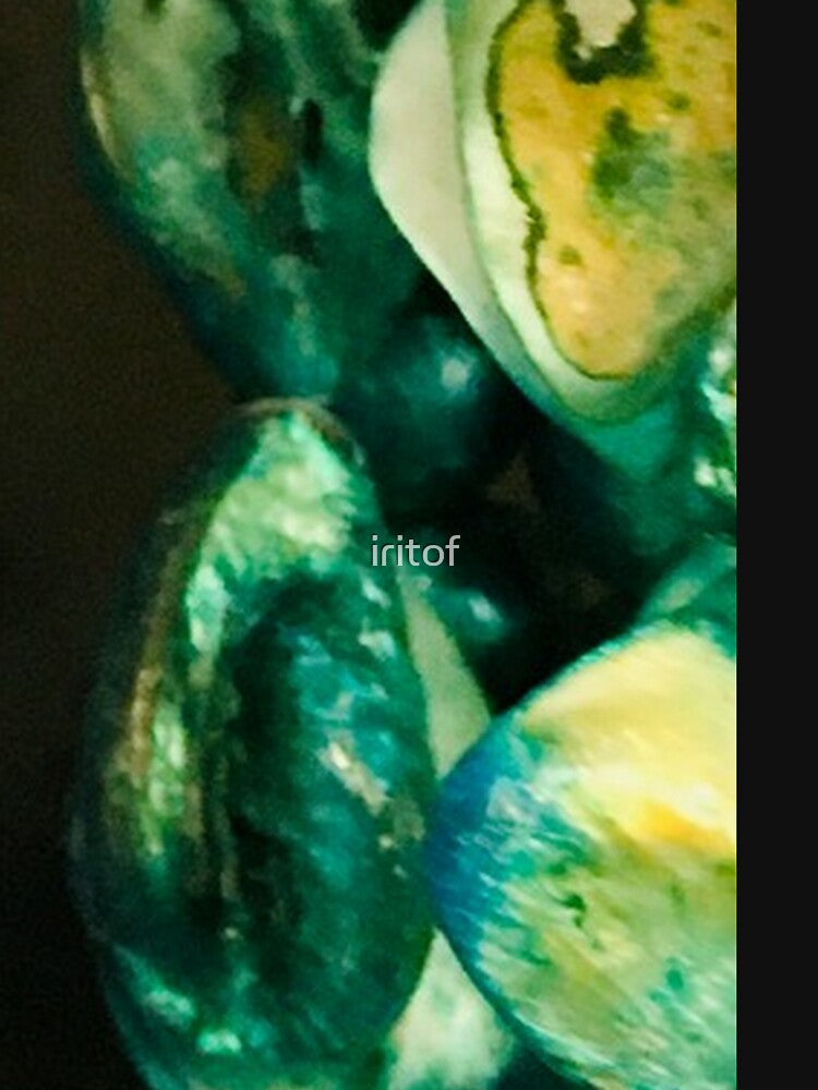 Iridescent blue & green strings by Iritof by iritof