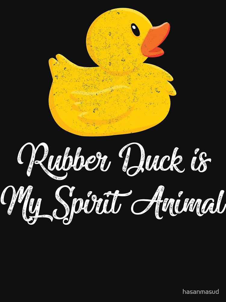 Rubber Duck Spirit Animal Funny Duck by hasanmasud