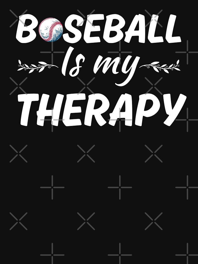 Baseball is is my therapy, funny baseball sport lover squad by NBSStore