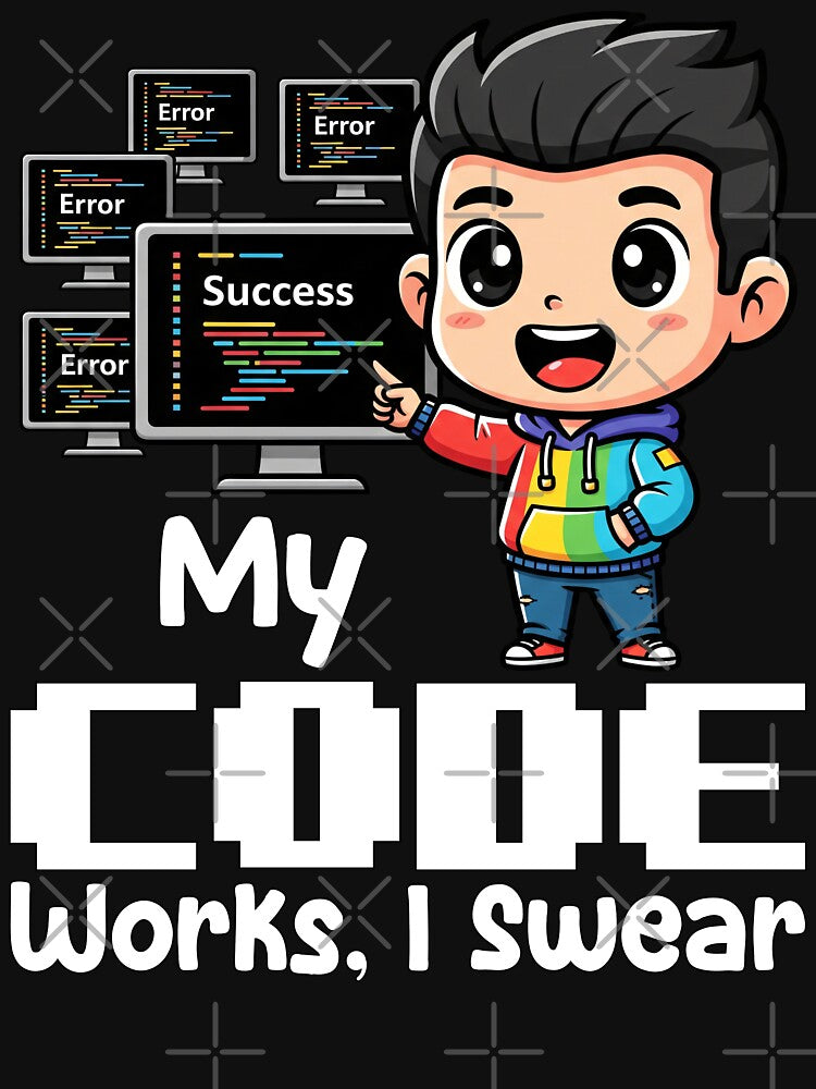 MY CODE WORKS, I SWEAR - PROGRAMMER GIFT by KEF Custom