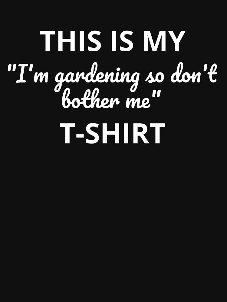 Green Thumb Plant Lover Gift This is My Gardening by The Junto Shop