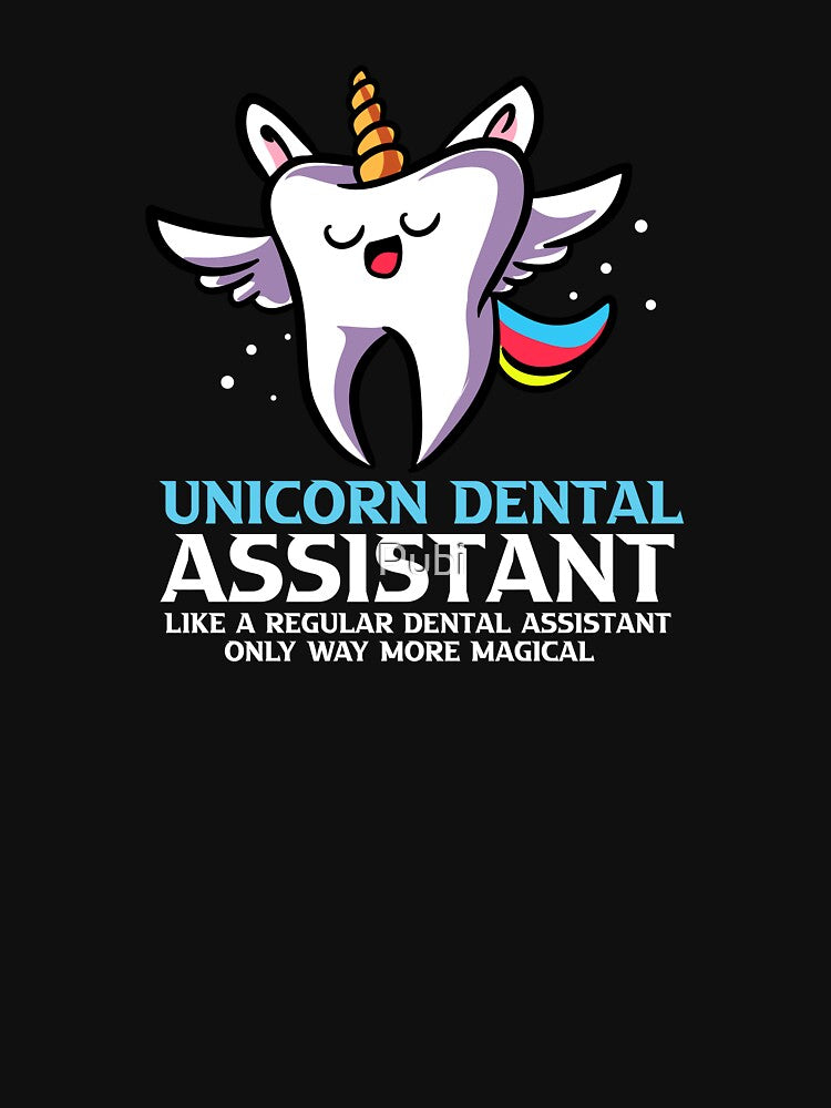 Unicorn Dental Assistant Dentist Teeth Dental Life by Pubi