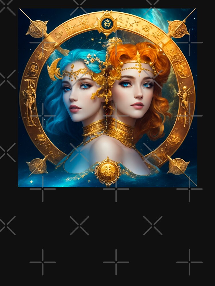 Gemini Zodiac Sign Art Abstraction by ValleyDream