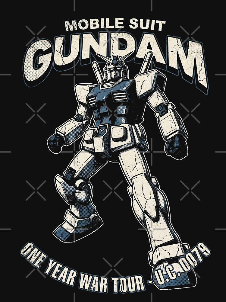 Rx 78 2 Gundam Gundam Band Tee Gamer Graphic Tee by Senpaiwaves