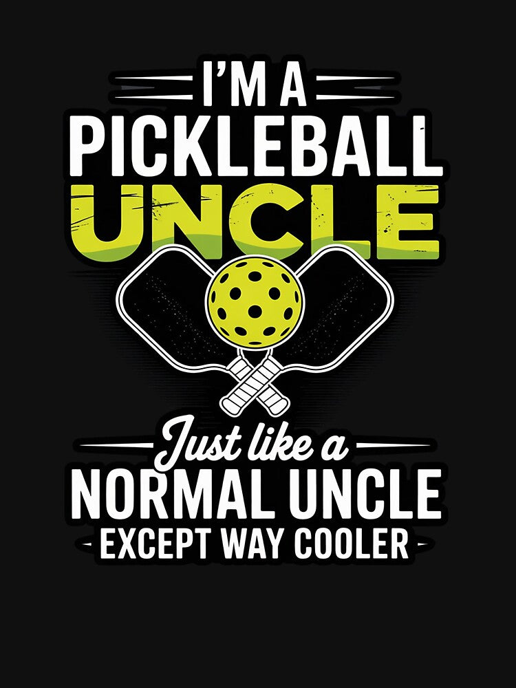 Mens Pickleball Uncle Pickleball Player by DetroitMug