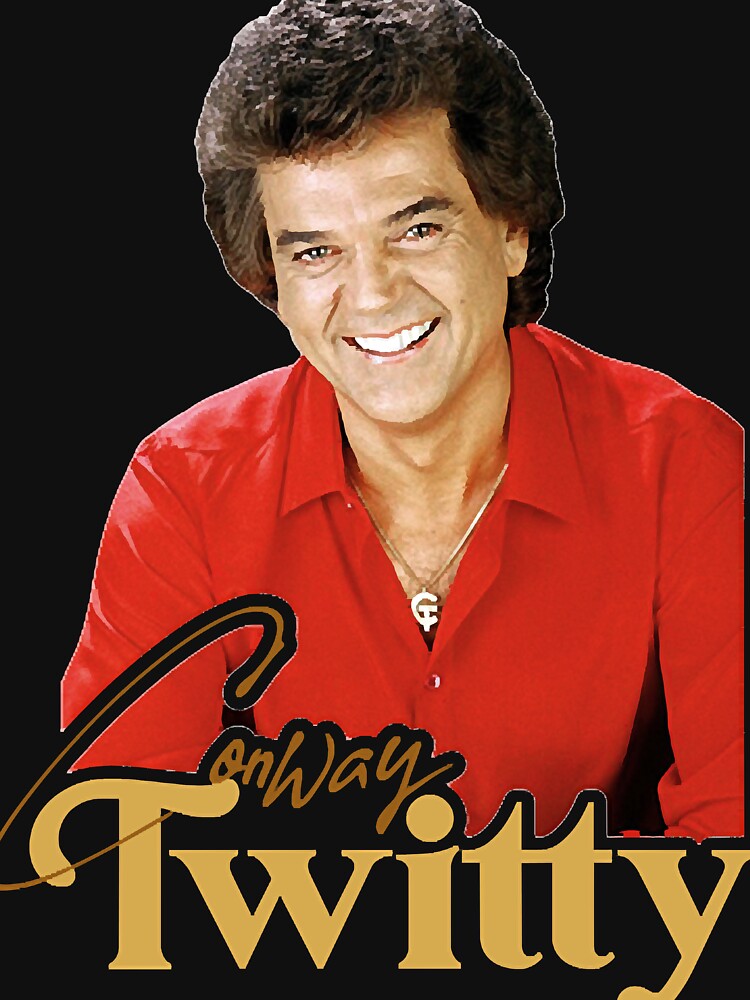 Conway Twitty ))(( Retro Country Legend Design by TaiSump