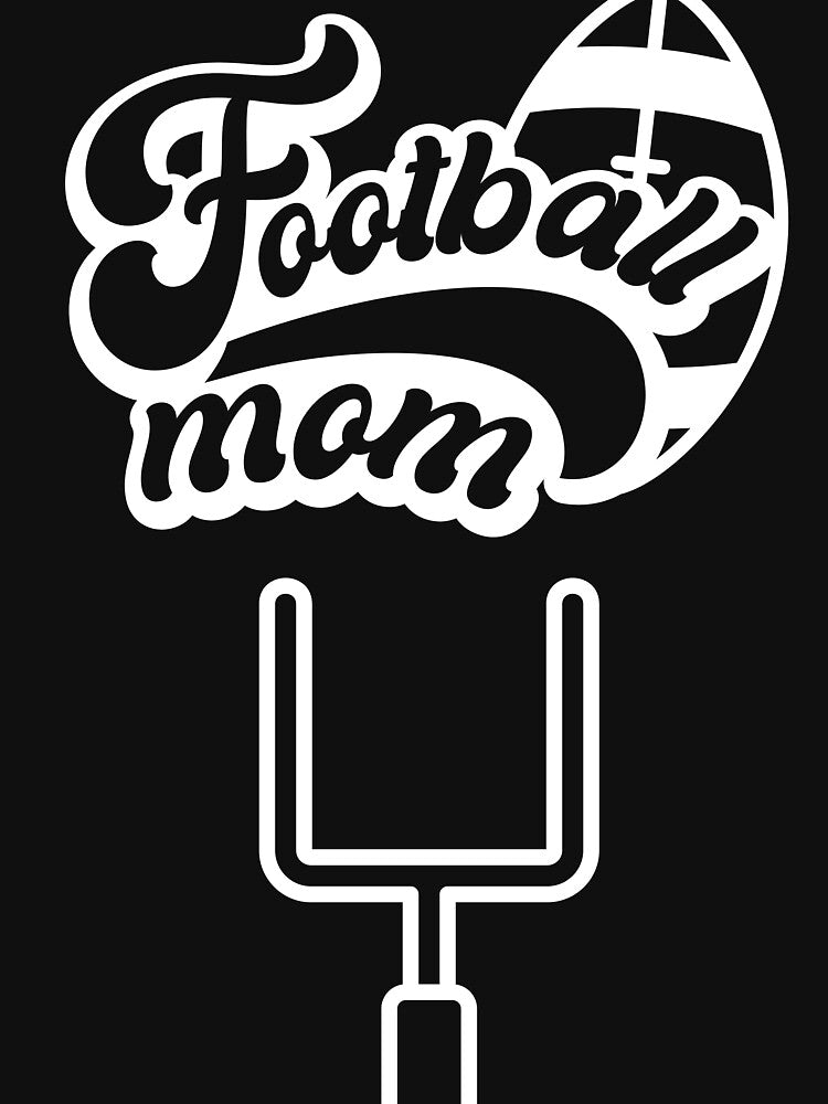 Touchdowns and Team Spirit: Football Mom Tee for the Win by mrobpeach2