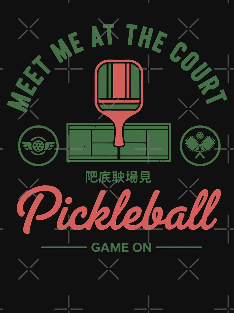 Pickleball Meet Me At The Court Game On Funny by LuminOrb