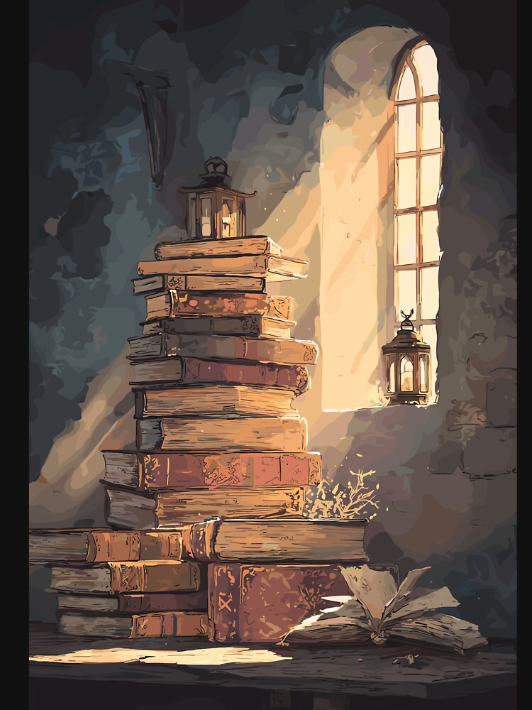 Antique Parchment Old Tomes Light Academia by bapupa