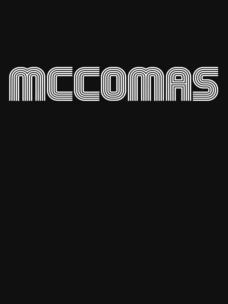 Mccomas Name Vintage Retro 60s 70s 80s Sport Funny by lolahomya
