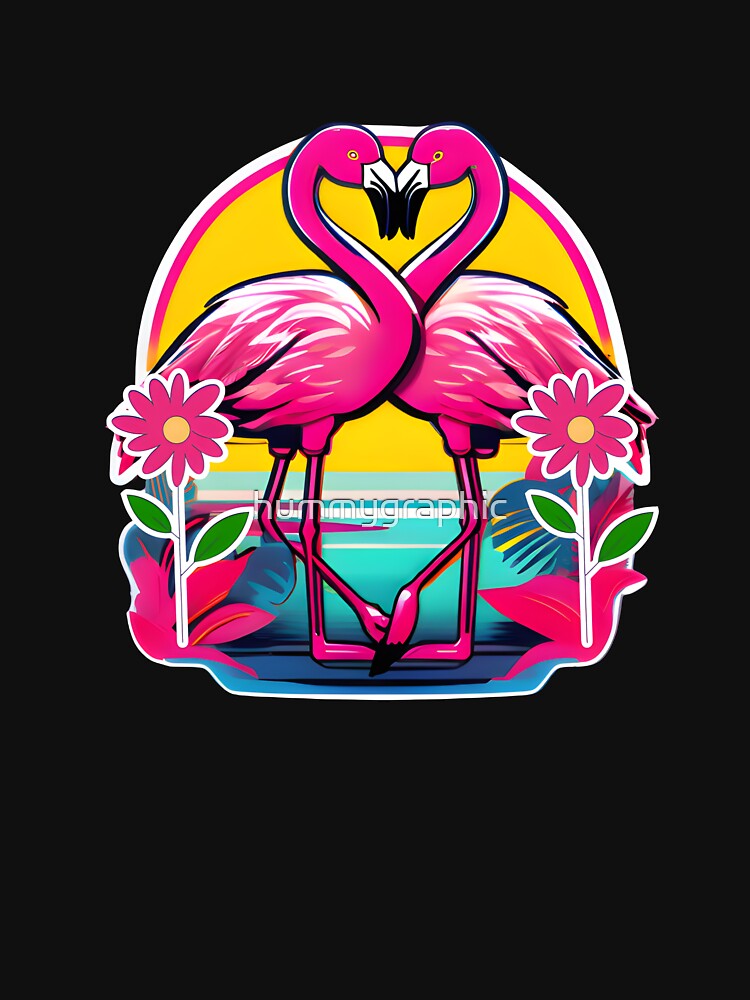 Aesthetic Pink Flamingo by hummygraphic