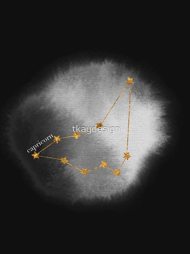 Capricorn Zodiac Astrology Constellation by tkaydesign