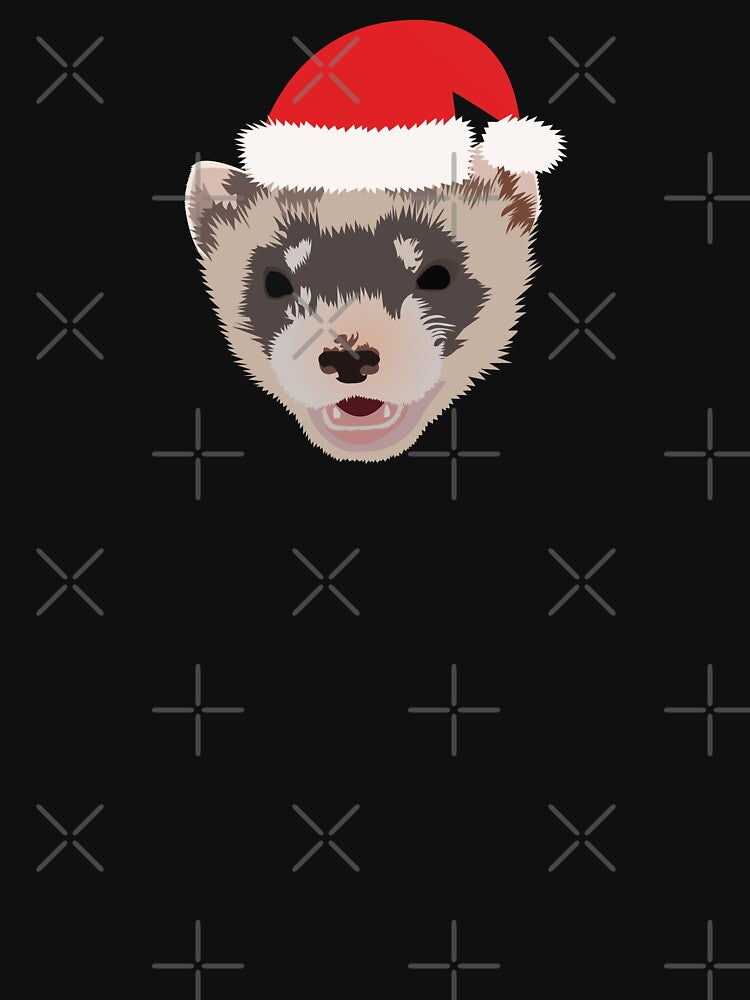 Christmas Ferret by KCPetPortraits