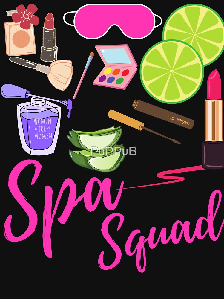 Spa Birthday Squad Spa Party Funny For Family Birthday Girl by PuPPuB
