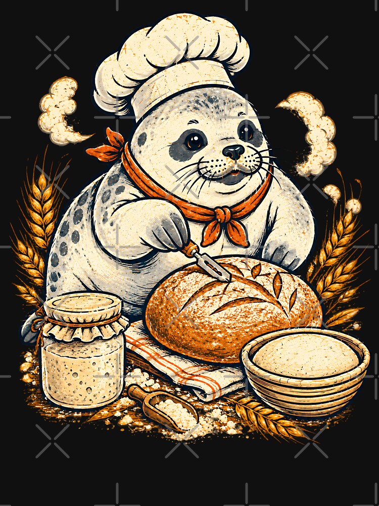 Copy of Seal Chef Making Sourdough Bread by palaco210