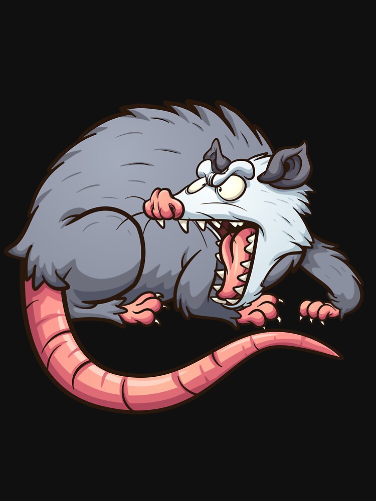 Opossum Sticker by PatternSquare