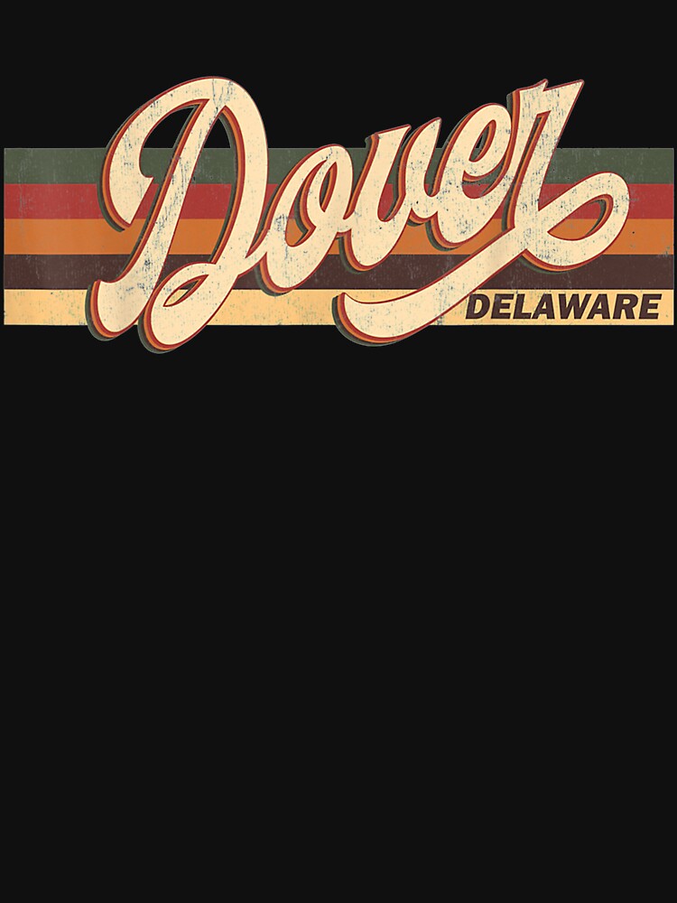 Vintage 80s 70s Dover Retro Delaware by dannareyansh
