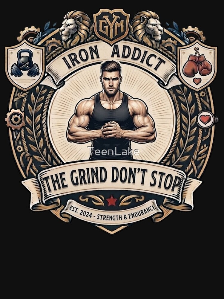 GYM Quote Design | Gym Rat | Gym Wear | Motivation | Fitness | Workout | Gym t shirt | Bag | Gym Quote | Gym Fit | Gym Coach | Gym Outfit Gym Gift For Him / BF by TeenLake