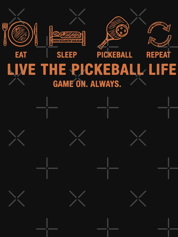 Pickleball Eat Sleep Repeat Funny Player Love by LuminOrb
