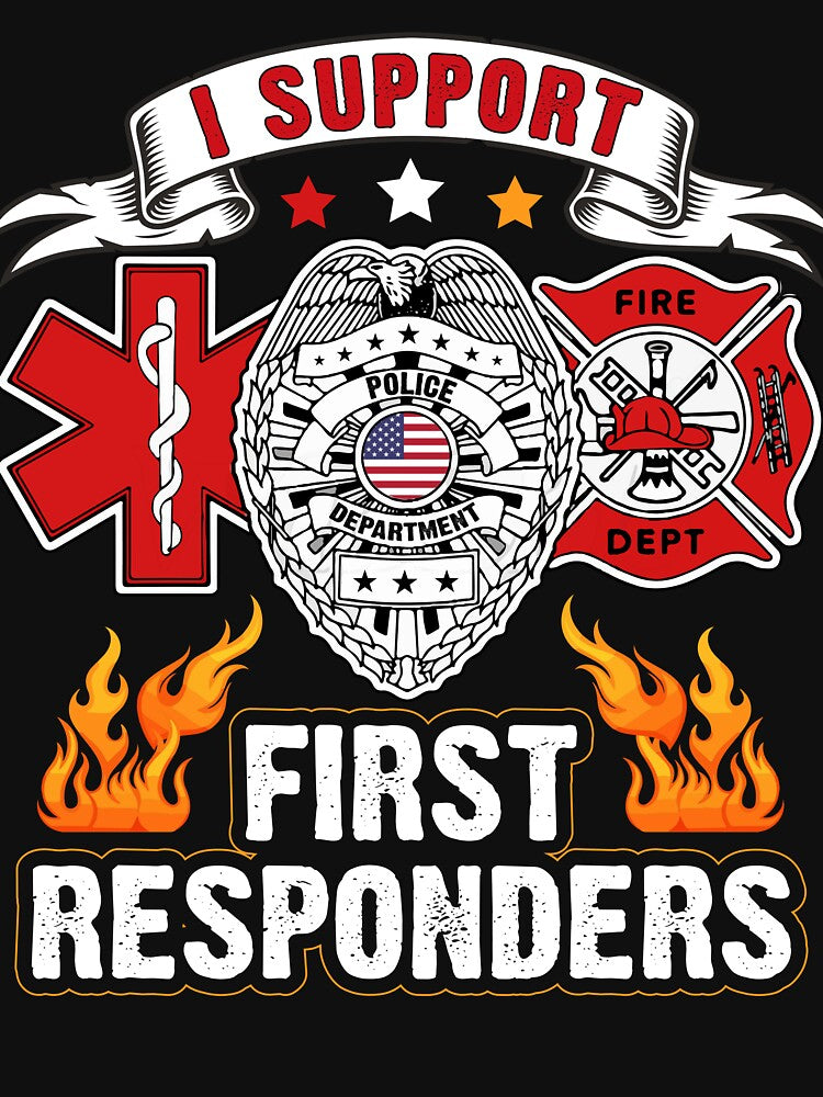 I support the heroic firefighters who rush in first and leave last by Chad6438