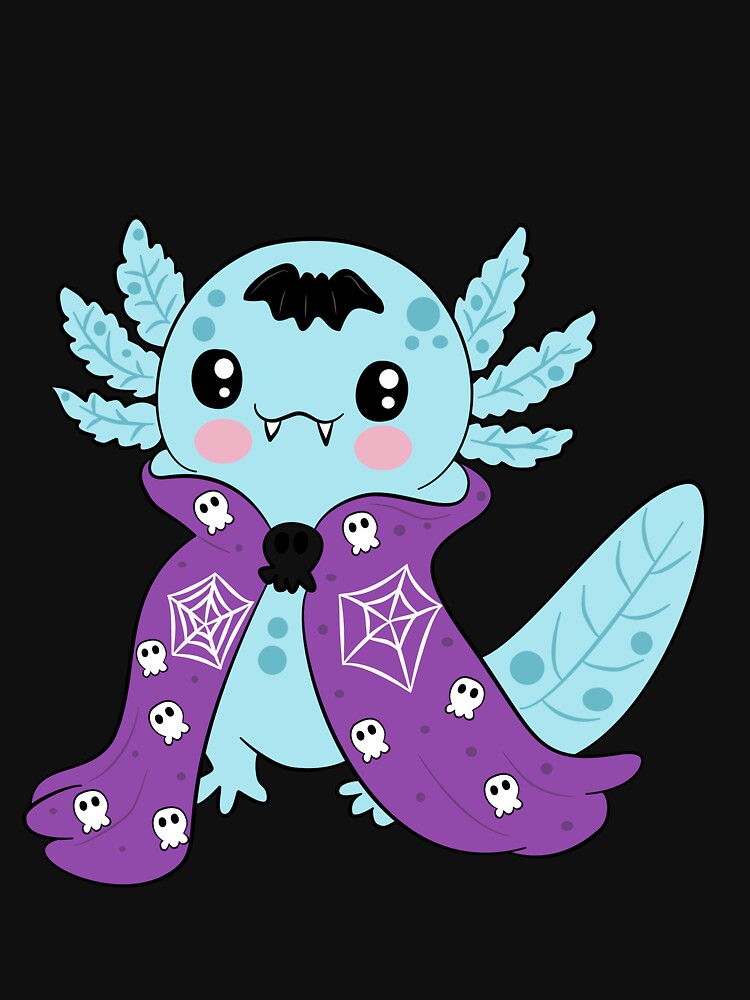 axolotl Halloween by Pe.peach