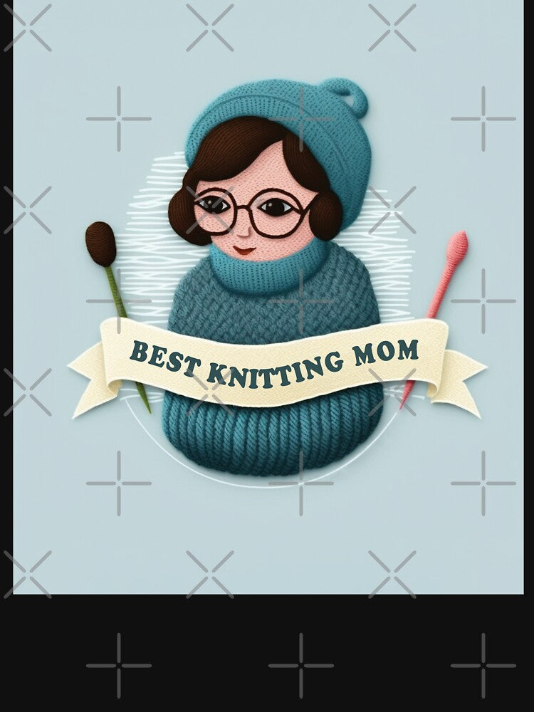 Best Knitting Mom by Mobius Spot Collective