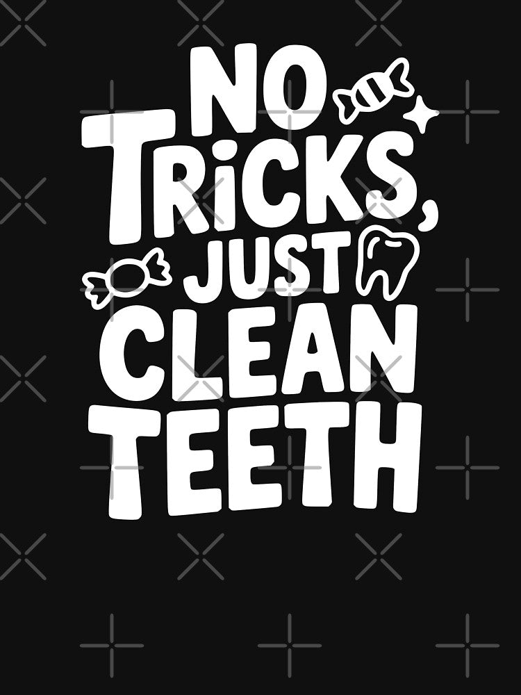 No Tricks Just Clean Teeth by theartfulaspie