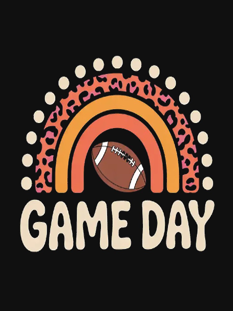 Leopard Rainbow American Football Game Day Sport by LacostCarl