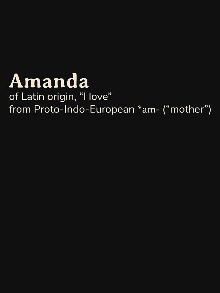 Amanda name etymology by YourNameStory