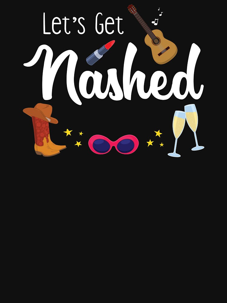 Lets Get Nashed Bachelorette Nashville Girls Trip graphic by jakehughes2015